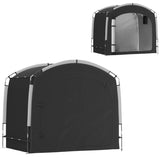 Black Bike Storage Shed Tent for 3-4 Bicycles 60961106