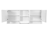 55 inch Wall-Mount 3-in-1 Mirror Cabinet with Adjustable Shelf, Soft-Closing Hinges, High-Quality N710P401336K