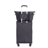 3-Piece Set ,Softshell Suitcase Spinner Wheels Terylene Polyester W284P197003