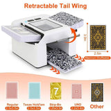 Automatic Card Shuffler Electric 2-Deck One-Press 2-Second Shuffle, Clear View Window, Quiet 70 37879277