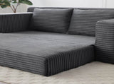 Memory Foam Cloud Loveseat Sofa, 2 in 1 Convertible Folding Couch Bed, No Assembly Compressed W2677P395127
