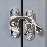 Large 2-Story Outdoor Rabbit Hutch, Bunny House with Dual Runs, Resting Room, PC Sun Roof, Pull-Out W2181P356097