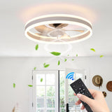 ZUN Ceiling Fan with Lights Dimmable LED W1340P176451