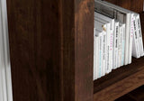 49 inch high Bookcase, No Assembly Required, Whiskey Finish B108P160196