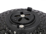 13in Round Ceramic Charcoal Grill Black 06062545