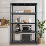 78" H Adjustable Garage Shelves, 5-Tier Heavy Duty Shelving Unit, 2200LBS Wide Metal Utility Storage 23096709