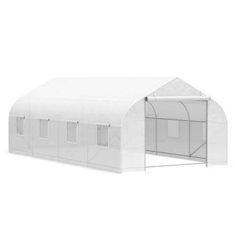 ZUN 20' x 10' x 7' Greenhouse Walk-In Warm House （Prohibited by WalMart） 94915210