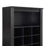 ZUN Stylish Design 30 Shoe Cubby Console, Contemporary Shoe Cabinet with Multiple Storage Capacity, Free 64331951