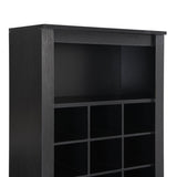 ZUN Stylish Design 30 Shoe Cubby Console, Contemporary Shoe Cabinet with Multiple Storage Capacity, Free 64331951