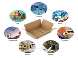 50pcs 14 "x 10" x 4 " thick 3mm corrugated cardboard box in kraft paper 82158982