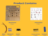 3D Wooden Puzzle Railway station Model Kits To Build Wooden Construction Handmade DIY Craft Unique 59333353