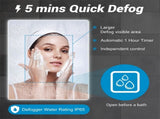 36" x 28" LED Bathroom Mirror Bright Backlight, 5 Mins Defog, Full HD Reflected Wall Mounted ,3 94022461