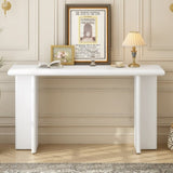 U_STYLE Modern Entryway Table with L-Shaped Legs,Suitable for Entryway, Hallway, Living Room, Foyer, N711P216234A