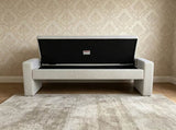 47" Ottoman Storage,Upholstered Entryway Bench for Bedroom and Living Room,End of Bed Bench W5325P427119