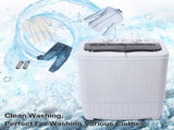 Compact Twin Tub with Built-in Drain Pump XPB35-188S 14.3lbs 87465586
