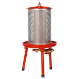 Hydraulic Fruit Wine Apple Press 5.3Gallon/20L -Stainless Steel for Wine Cider Making W46532331