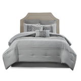 Embroidered 8 Piece Comforter Set B03594921