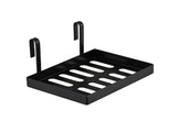 2-Pack Drill-Free Adhesive Corner Shower Caddy Organizer with Soap Holder and 4 Hooks 05896946