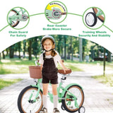 Multiple Colors,Girls Bike for 4-7 Years Old Kids,16 inch wheel , Training Wheels Included W1019P179143