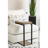 Black and Antique Nutmeg Snack Table B062P145588