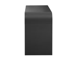 TREXM Modern Console Table with 2 Storage Drawers, Fluted Entryway Table with Rounded Silhouette for N715P196580B