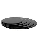 36" Inch Round Tempered Glass Table Top black Glass 1/2" Inch Thick Beveled Polished Edge W241P248361