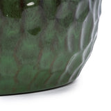 3 Pieces Ceramic Flowerpot, Modern Planter for Patio, Garden or Windowsills - Antique Green W3273P321525