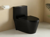 1.1/1.60 GPF Dual-Flush One Piece Toilet, Water-Saving Elongated Comfort Height Floor Mounted, Soft W1920P385350
