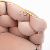 Luxury modern simple leisure velvet single sofa chair bedroom lazy person household dresser stool W1170109319