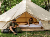 6M Pyramid Camping Tent, Waterproof Oxford Luxury Glamping Tent for Family Picnic & Gathering 03366114