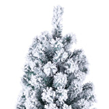 6ft Flocking Tied Light 1202 Branches Christmas Tree 64599649