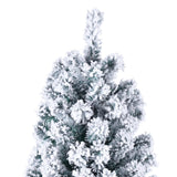 ZUN 6ft Flocking Tied Light 1202 Branches Christmas Tree 64599649