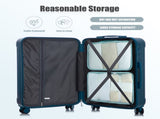 20"/24"/28" 3 pcs/set in ABS Spinner Wheel Luggage, Carry on Suitcase, Matching Color, TSA W2787P292627