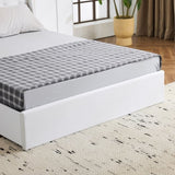 ZUN Upholstered Queen Platform Storage Bed Frame with 4 Drawers, Wingback Headboard with Button Tufted 78963941