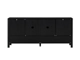 55.1''Storage Sideboard with 4-Doors,Multi Functional Buffet with Open Shelf and 2-Tiers N711P345165B