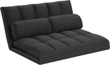 ZUN 2 Seater Contemporary Foldable Sofa Bed Trifold Foam Mattress Sleeper Chair with Tufted Seat B011P202577