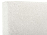 Queen Size White Boucle Upholstered Platform Bed B108P160258