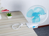 3-in-1 Clip On Fan, Quiet Small Desk Fan with 2 Speeds & Auto Oscillation, Clamp Fan for Office 14477282