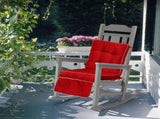 Outdoor High-Back Chair Cushions, One-Piece Hinged and Back Design, Fade-Resistant & Waterproof 66156471