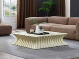 35.43 inch Square Coffee Table Vintage Sturdy Fiberglass Table For Living Room Apartment Office No W876P408731