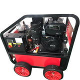 Commercial Hot Water Gas-Oil Fired Pressure Washer, 3.5 GPM, 4000 psi, Kohler engine, Direct Drive, W465106362