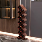 ZUN 12 Bottles Freestanding wine rack,Wine Storage Rack, Freestanding Display Rack for Kitchen, Pantry, W2221P145307