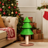 31.5in Christmas Cat Scratcher, Cat Scratching Post for Indoor Cats, Large Sisal Cat Scratching 40010369