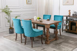 ZUN Furniture,Ultra Side Dining Chair,Thickened fabric chairs with neutrally toned solid wood legs, 27653733