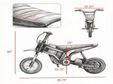 Pink 24V 350W Kids Dirt Bike Electric Motorized, 15 MPH Top Speed, Twist Grip Throttle 12266567