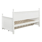 Wood Daybed with Three Drawers ,Twin Size Daybed,No Box Spring Needed ,White 78841102