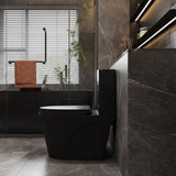 Dual-Flush One Piece Toilet 1.1/1.60 GPF, Water-Saving Elongated Comfort Height Floor Mounted, Soft W1573P143501