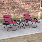 ZUN Folding Lounge Chairs / beach chair （Prohibited by WalMart） 38326107