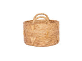 12" Round Bulrush Basket Planter 49265953