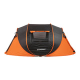 5-8 Person Black Orange Pop-Up Camping Boat Tent T2602P172601